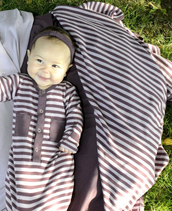 Lavender/Eggplant | Organic Blanket