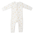 Organic 2-Way Zip Romper - Lemons