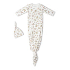 Organic Kimono Knotted Sleep Gown - Meadow