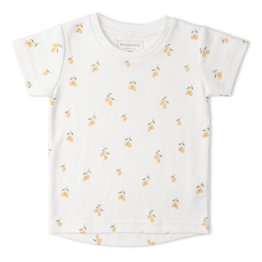 Organic Tee & Shorts Set - Lemons