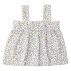 Organic Scalloped Top & Bloomers Set - Tulle Floral