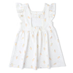 Organic Cutout Back Dress - Ice Cream