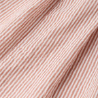 Organic Cross Back Dress - Coral Stripes