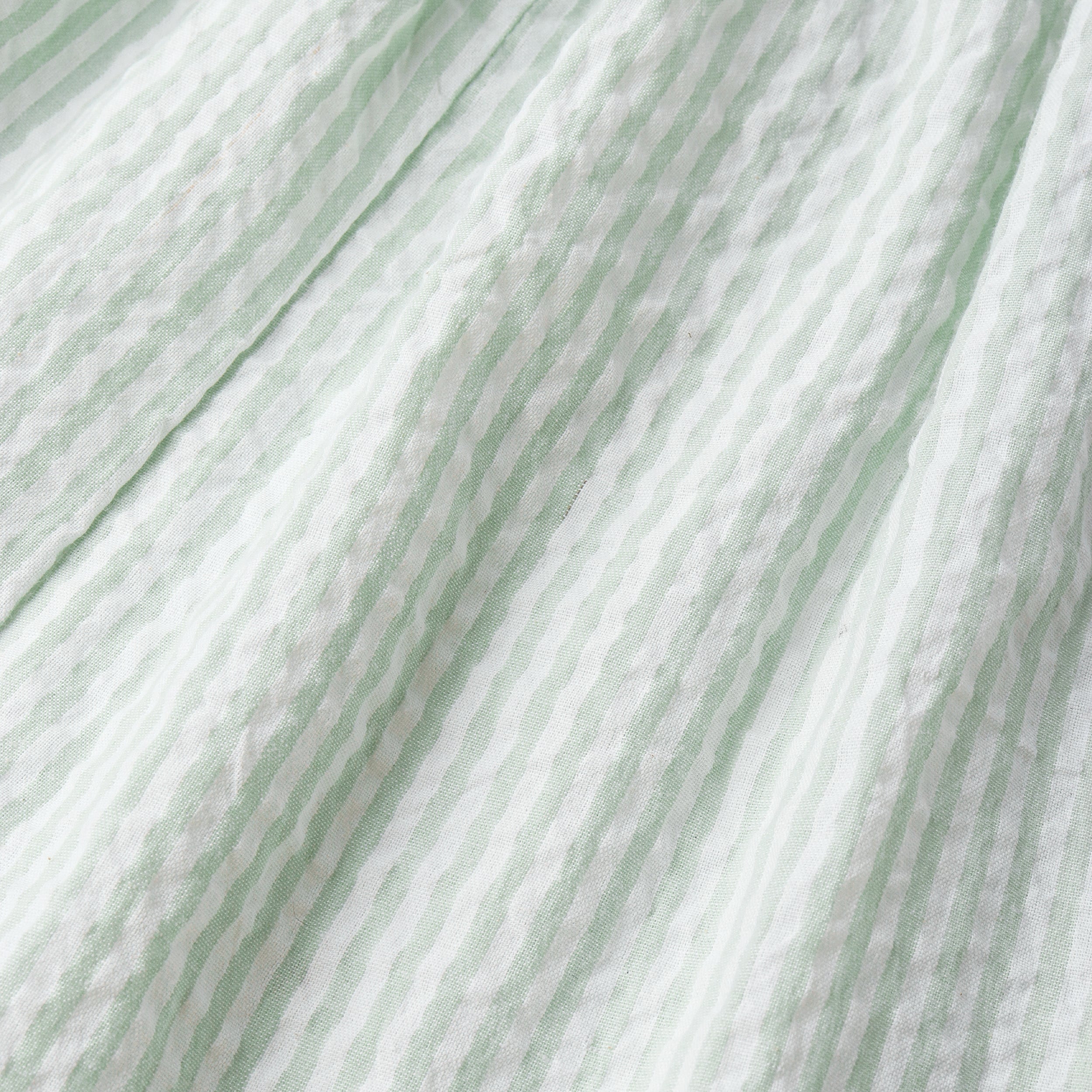 Organic Shirt & Shorts Set - Basil Stripes