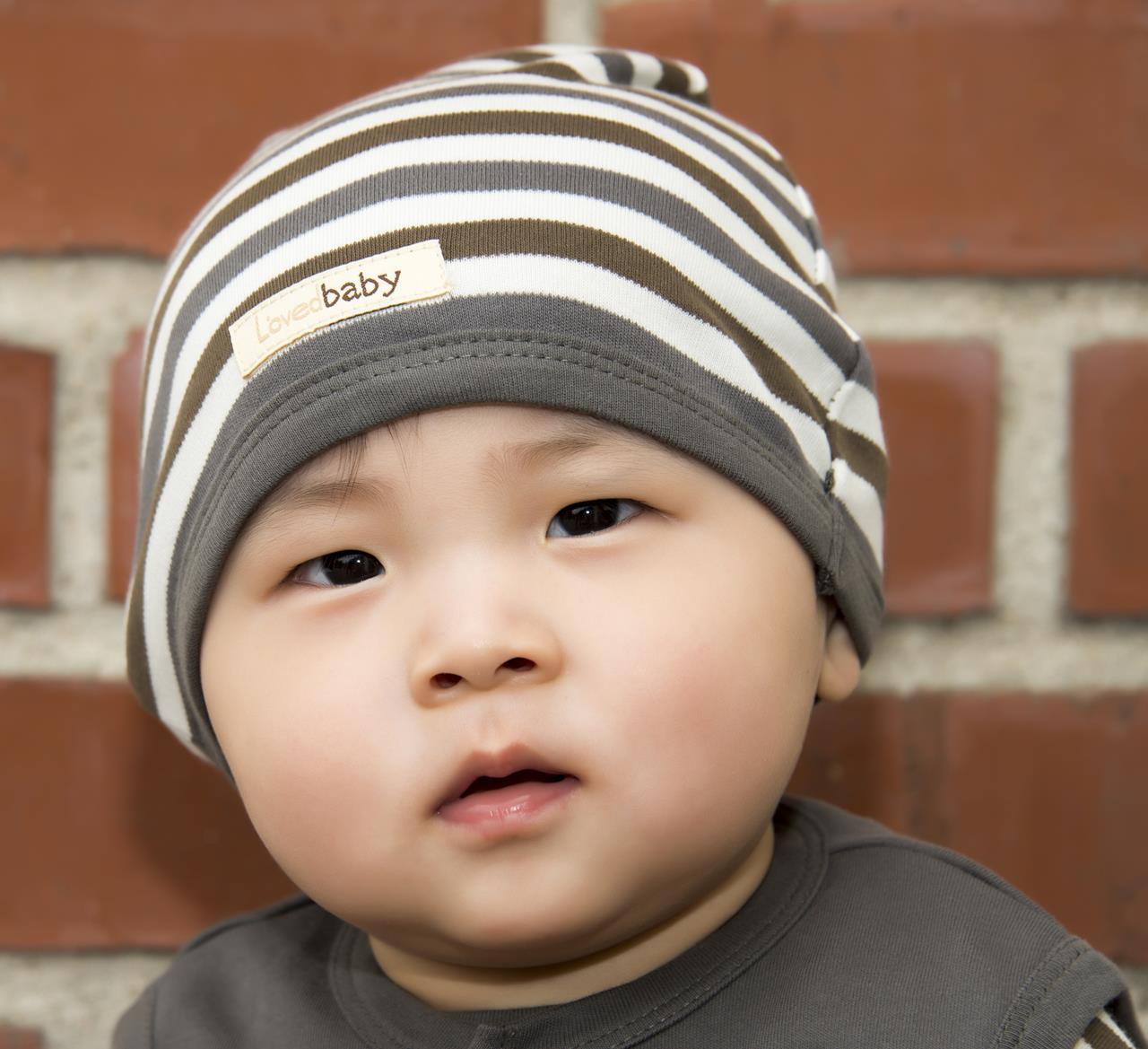 Gray Stripe | Organic Cute Cap