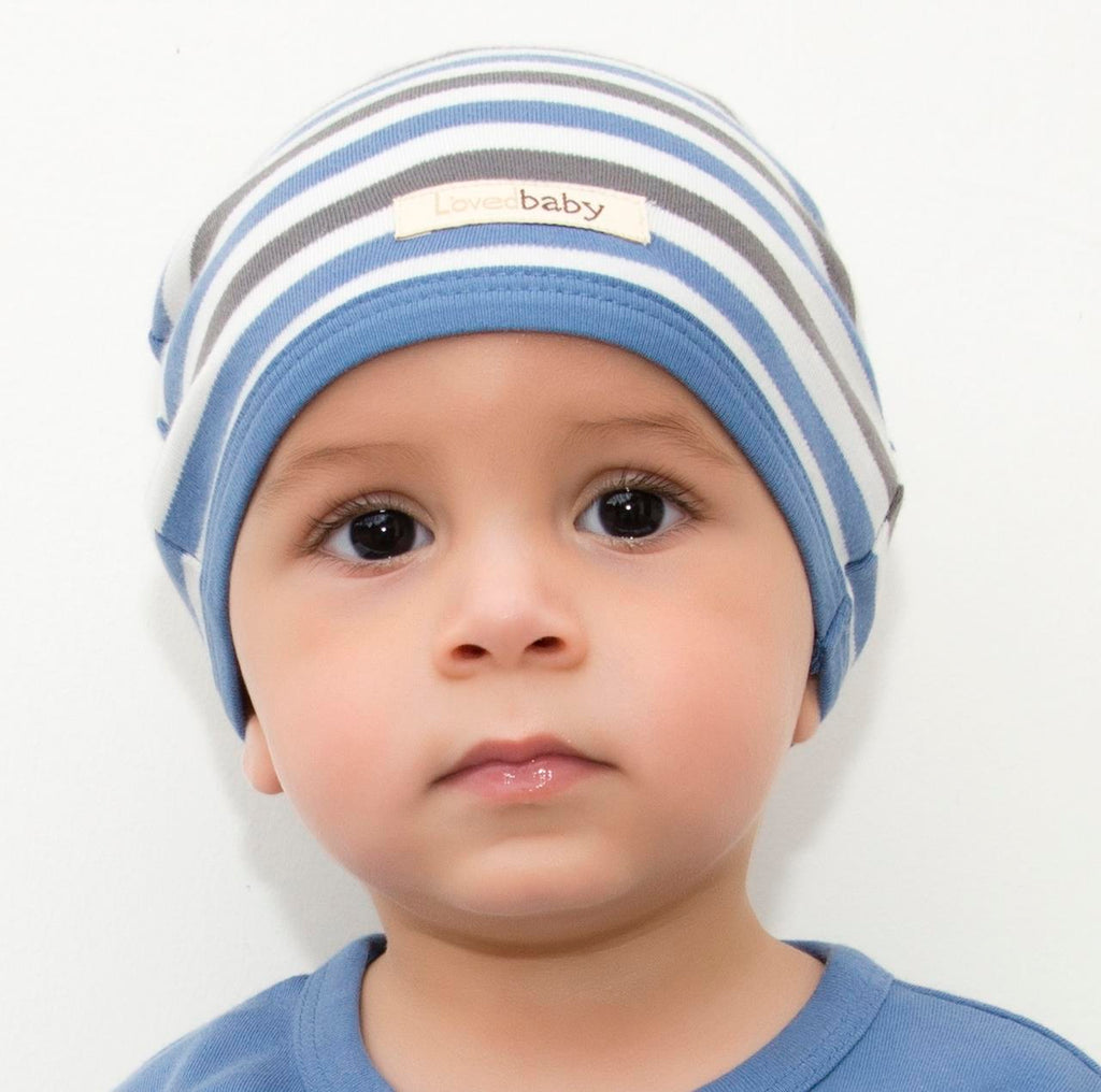 Slate Stripe | Organic Cute Cap