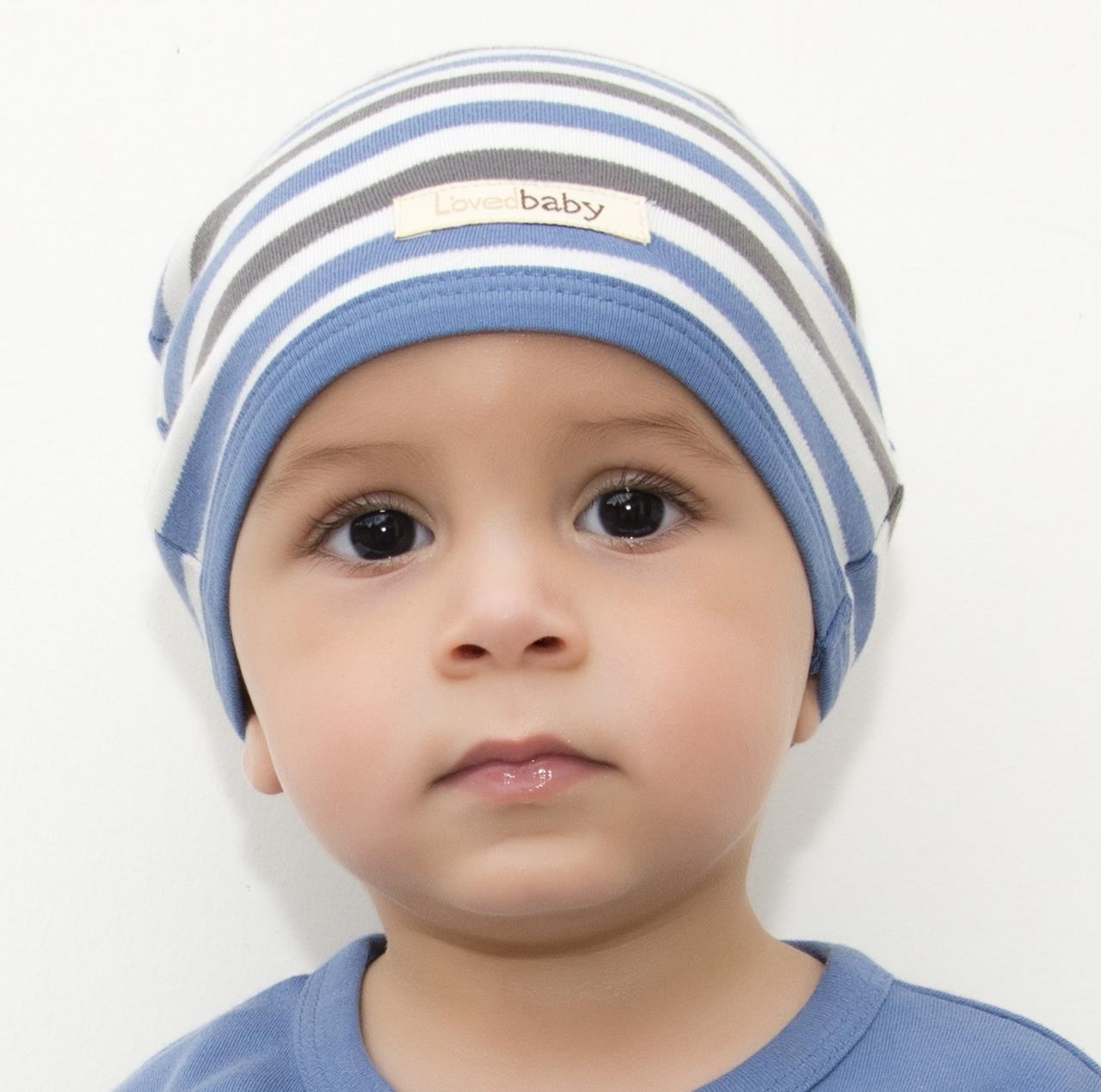 Slate Stripe | Organic Cute Cap