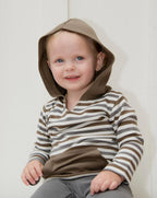 Gray Stripe | Organic Hoodie