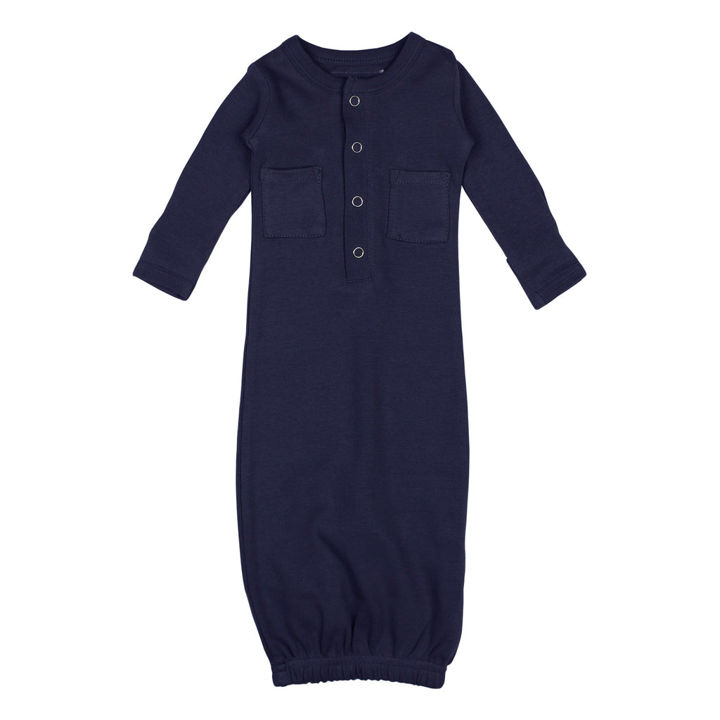Navy | Organic Gown