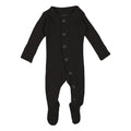 Black | Organic Snap Footie