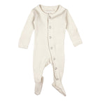 Buttercream | Organic Snap Footie