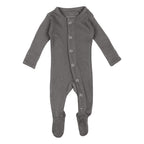 Gray | Organic Snap Footie