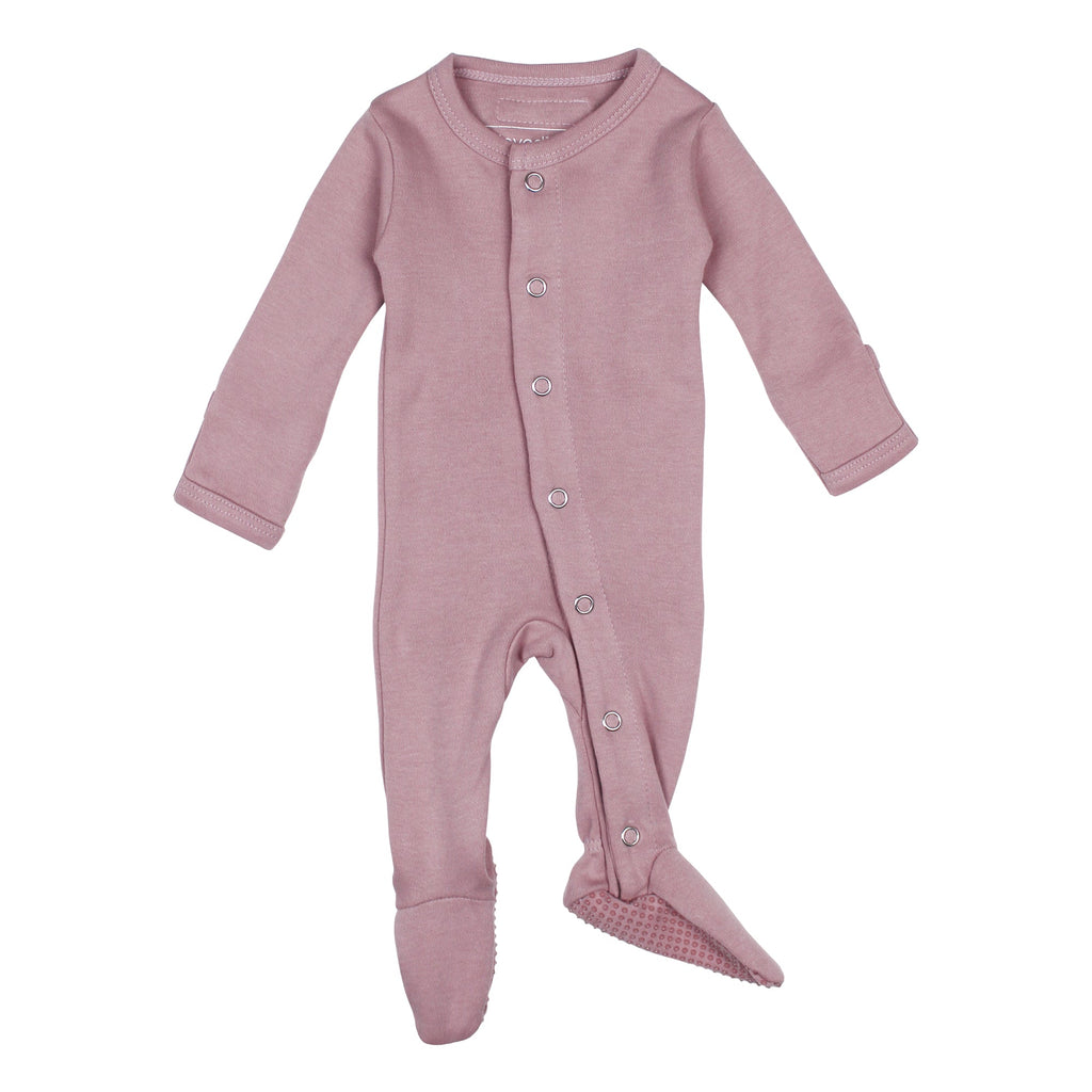 Lavender | Organic Snap Footie