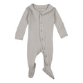Light Gray | Organic Snap Footie