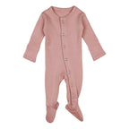 Mauve | Organic Snap Footie