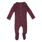 Eggplant | Organic Snap Footie