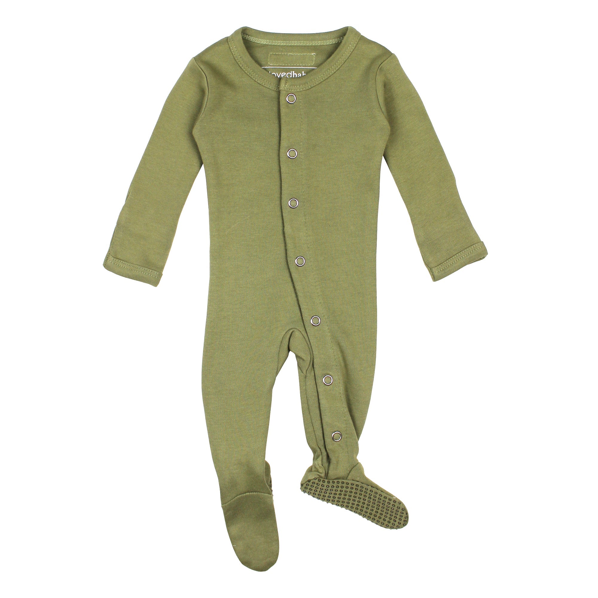 Sage | Organic Snap Footie