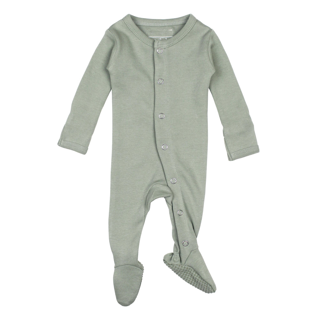 Seafoam | Organic Snap Footie