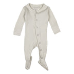 Stone | Organic Snap Footie