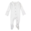 White | Organic Snap Footie