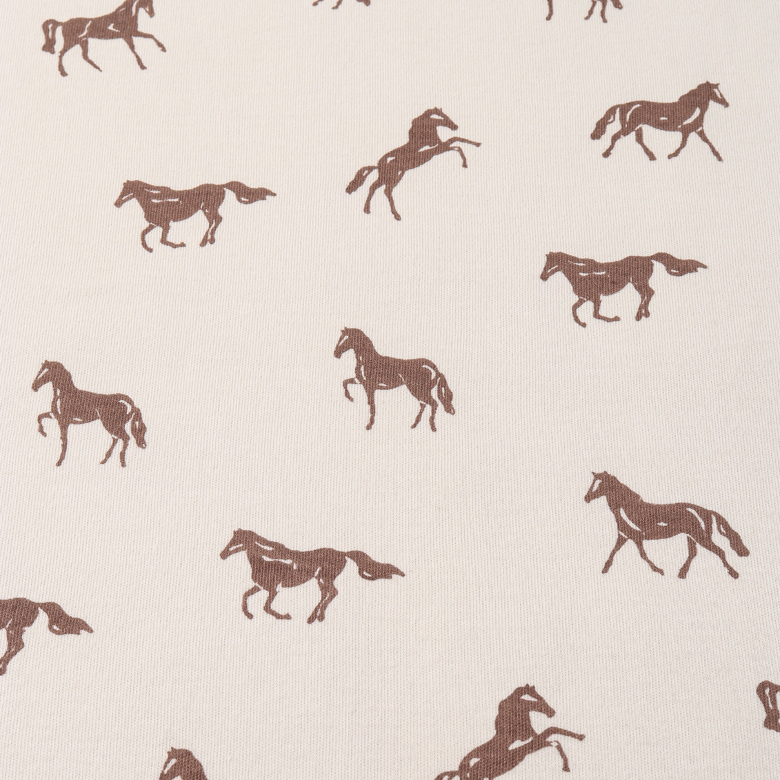 Organic Tee & Shorts Set - Horses
