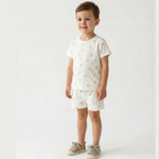 Organic Tee & Shorts Set - Lemons