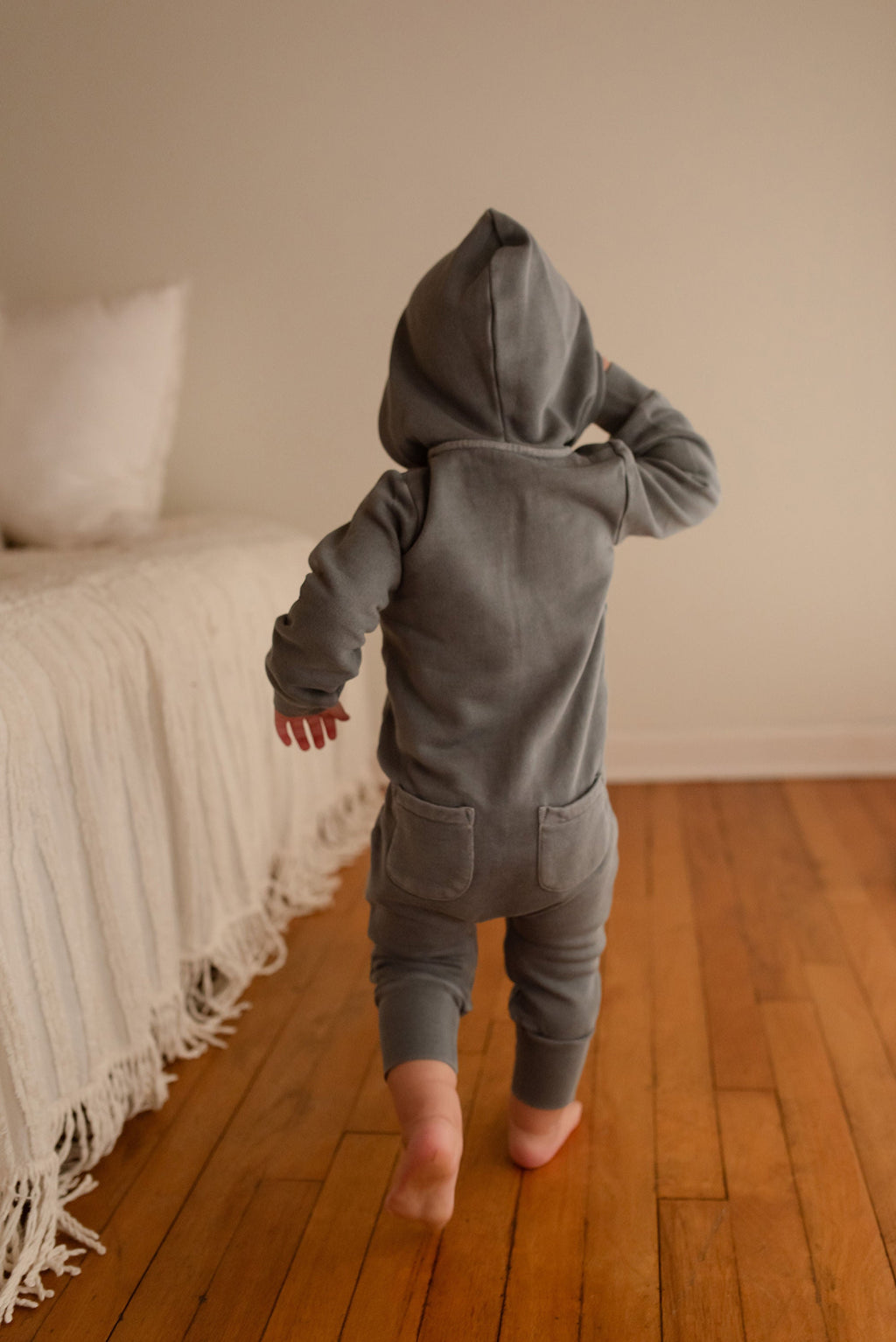 Moonstone | Organic Cozy Zipper Romper