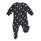 Coal Penguin | Organic Cozy Zipper Footie