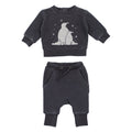 Coal Penguin | Organic Cozy Graphic Sweatshirt & Jogger Set
