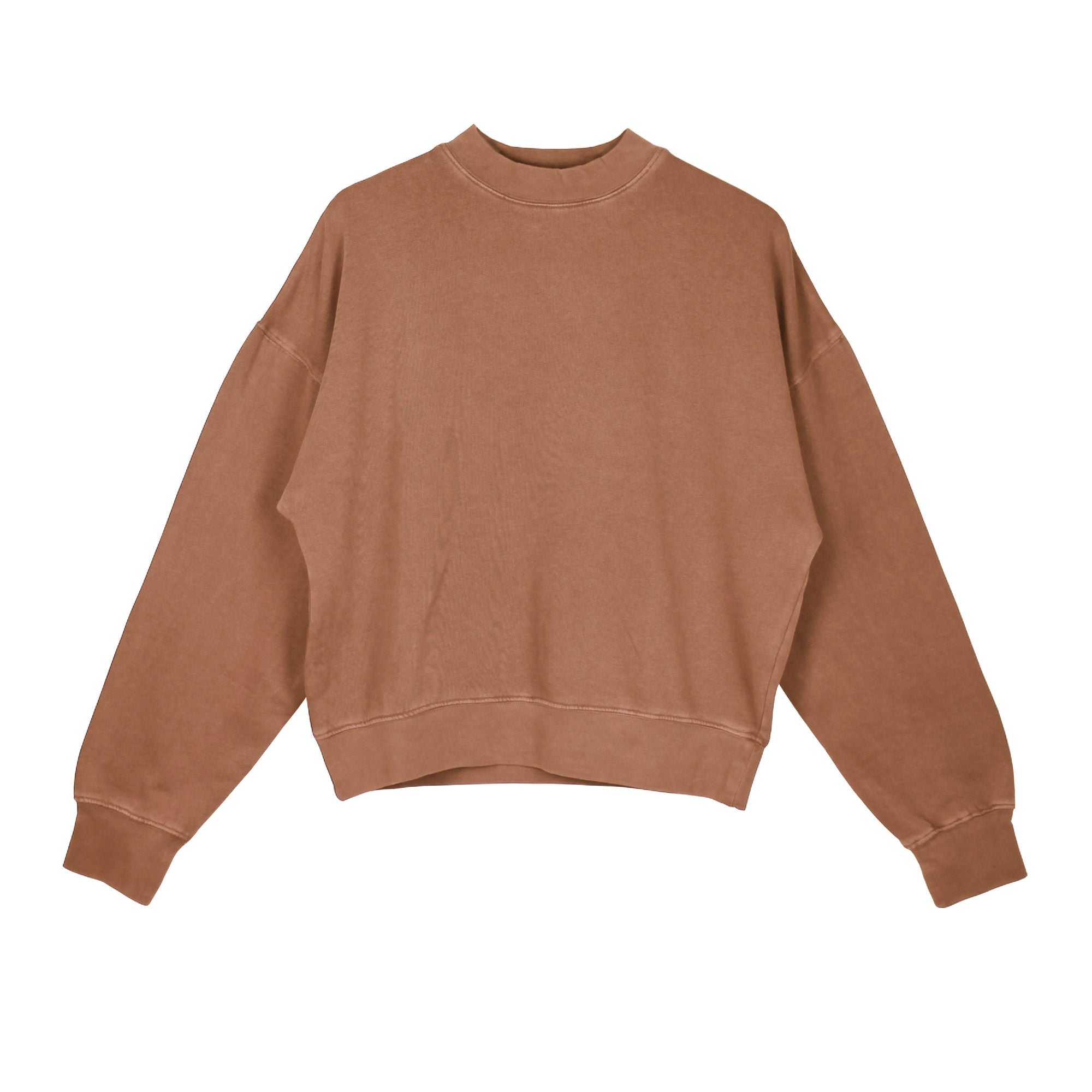 Latte | Women's Organic Fleece Crewneck