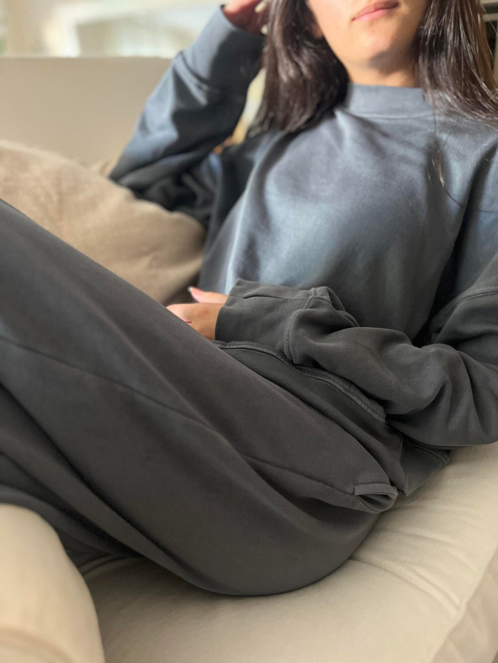 Moonstone | Women's Organic Fleece Crewneck