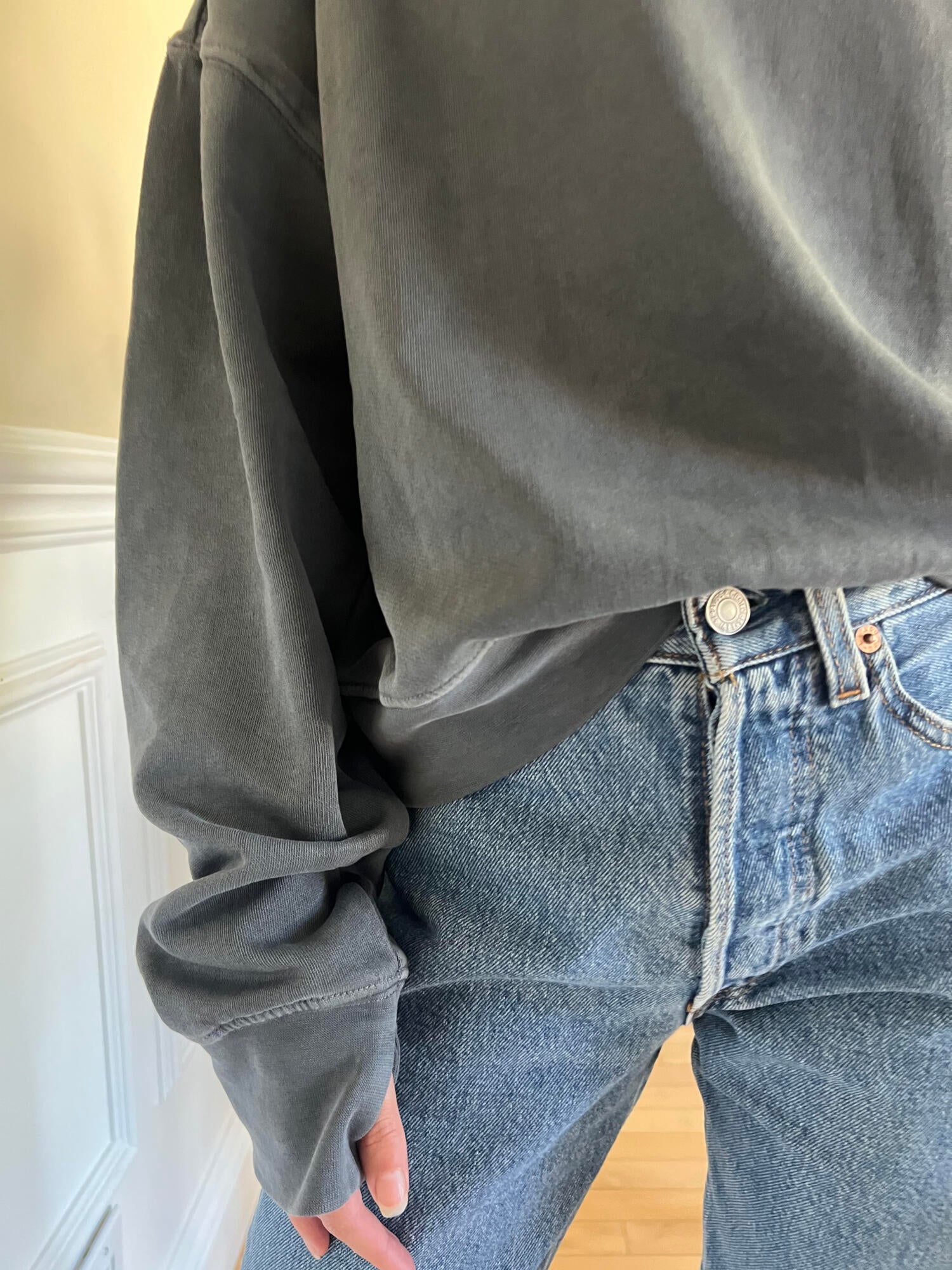 Moonstone | Women's Organic Fleece Crewneck