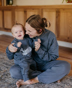 Moonstone Whale | Organic Cozy Graphic Sweatshirt & Jogger Set