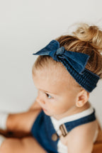 Denim | Denim Smocked Headband