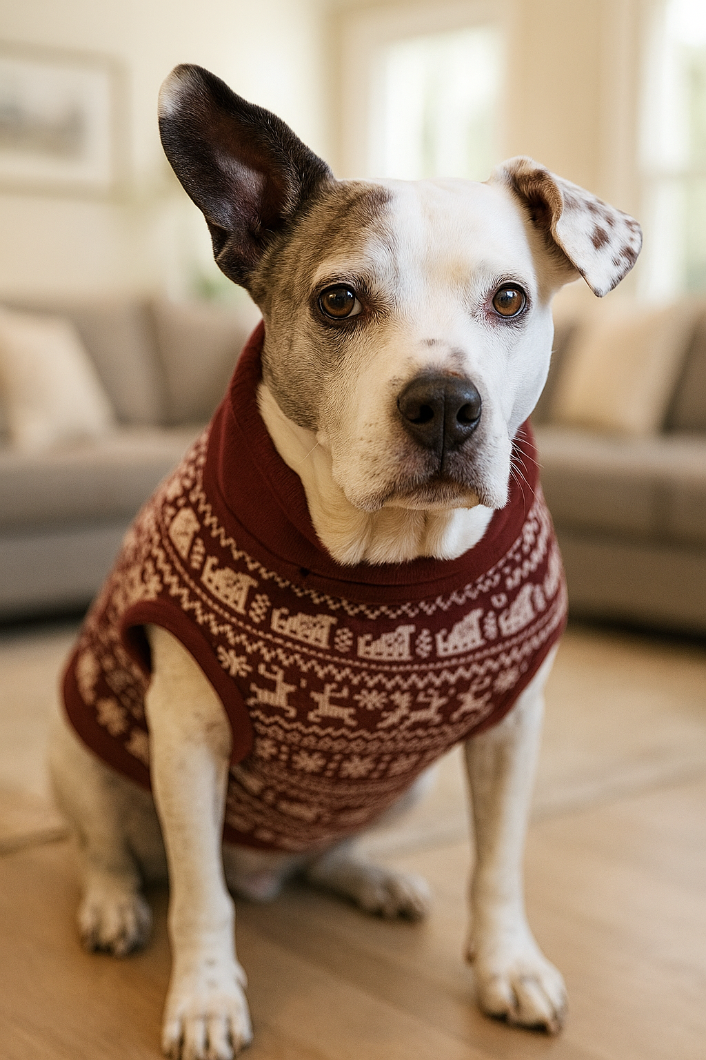 Frosty Pine | Holiday Dog Sweater