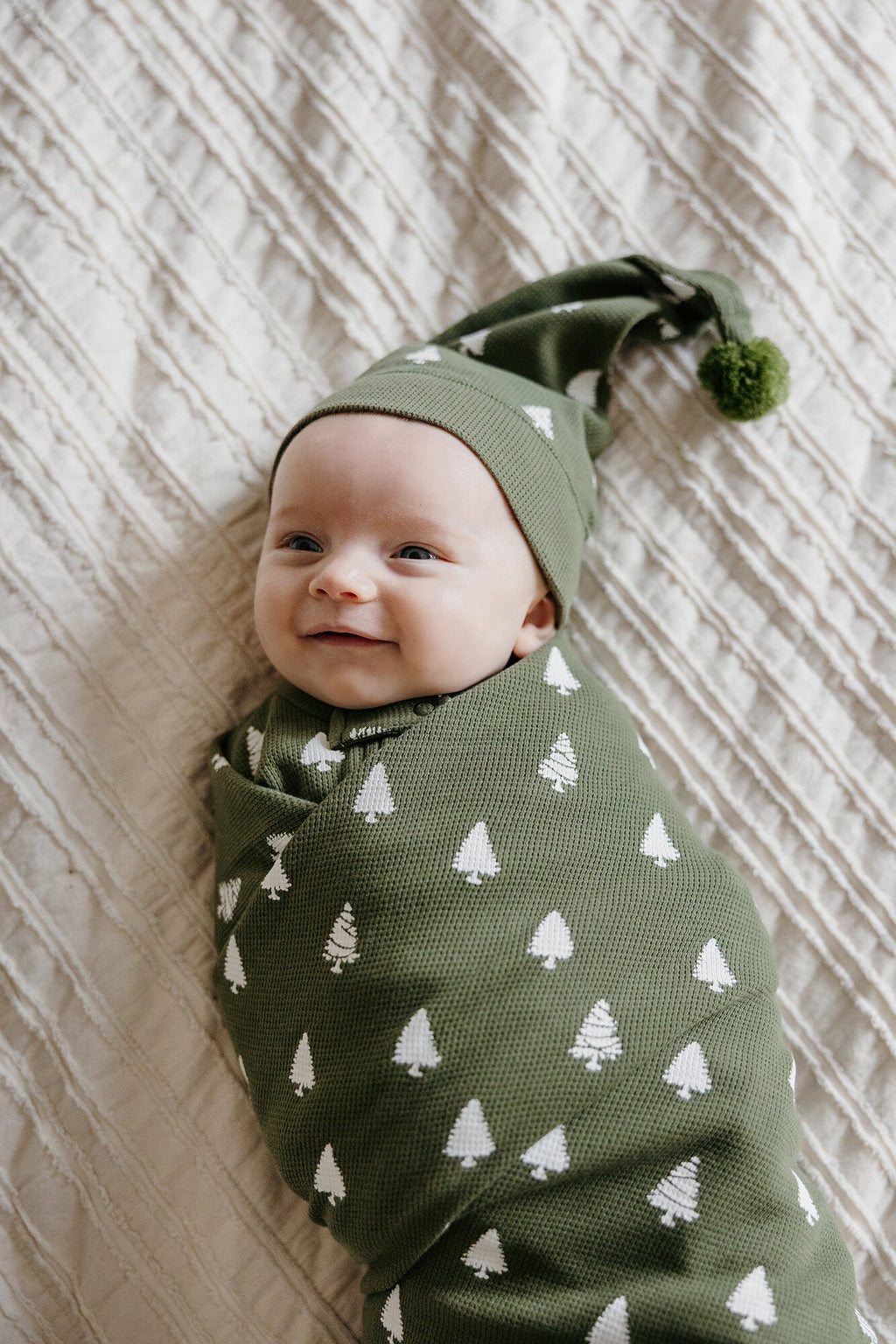 Frosty Pine | Holiday Thermal Blanket