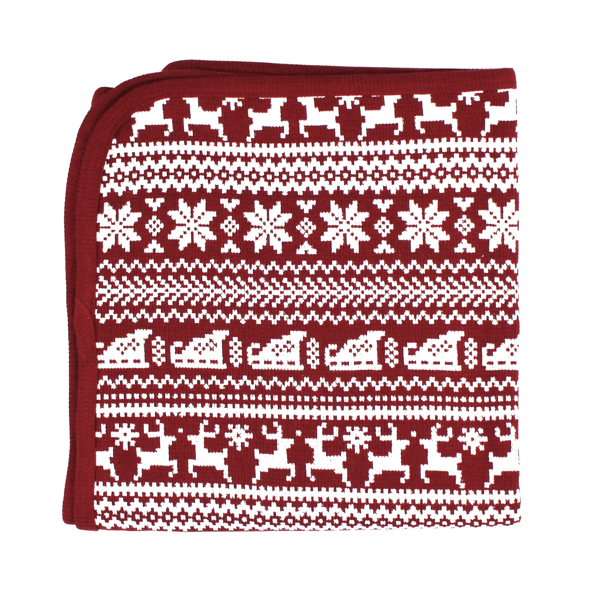 Santa's Sleigh | Holiday Thermal Blanket