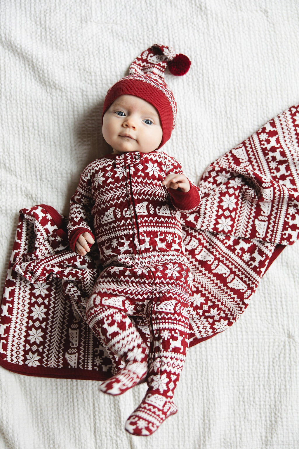 Santa's Sleigh | Holiday Thermal Blanket