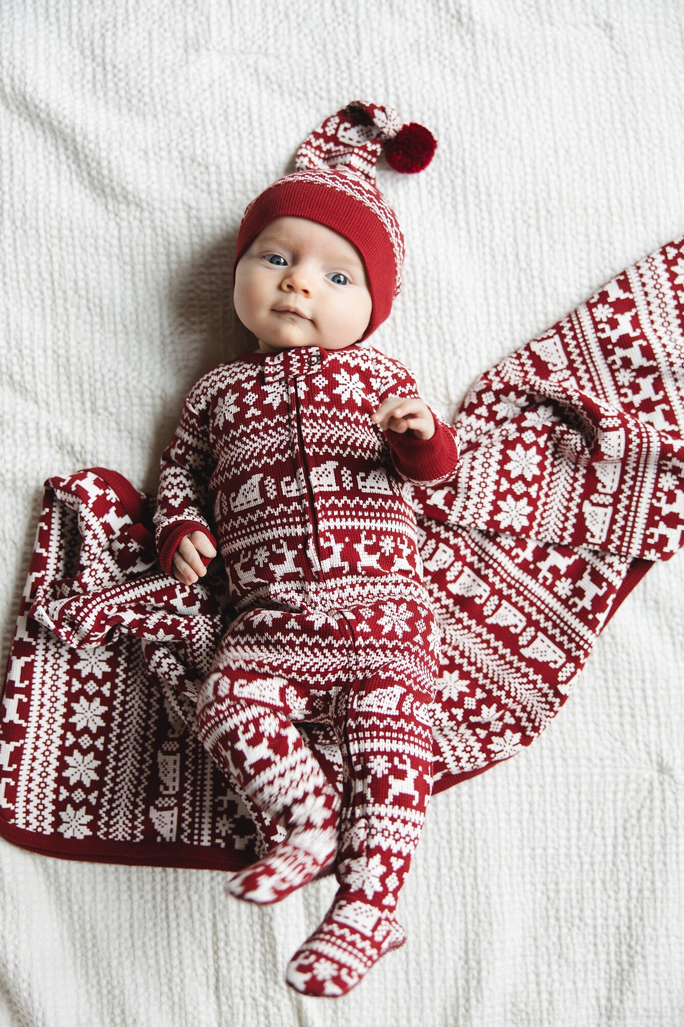 Santa's Sleigh | Holiday Thermal Blanket