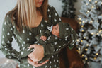 Frosty Pine | Holiday Thermal Zipper Footie & Cap Set