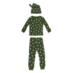 Frosty Pine | Holiday Thermal Long-Sleeve PJ & Cap Set