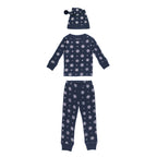 Snowy Night | Holiday Thermal Long-Sleeve PJ & Cap Set