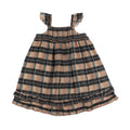 Adobe Chia Plaid | Kids' Organic Muslin Summer Dress