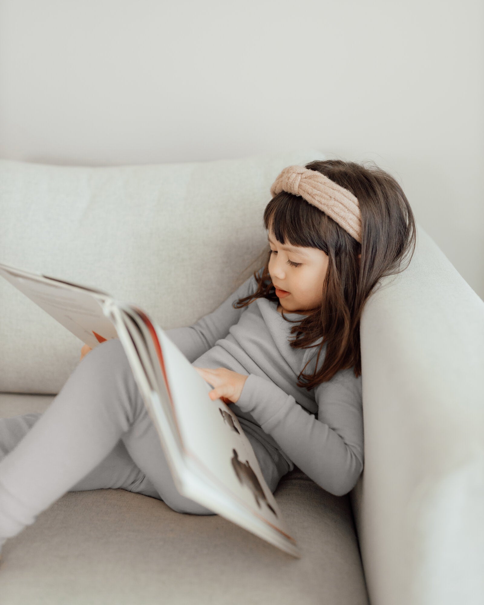 Light Gray | Kid's Organic PJ Set