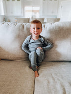 Gray | Kid's Organic PJ Set