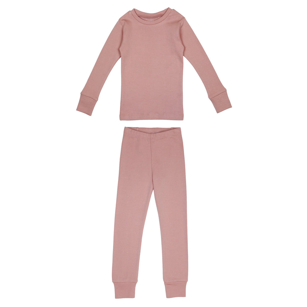 Mauve | Kid's Organic PJ Set