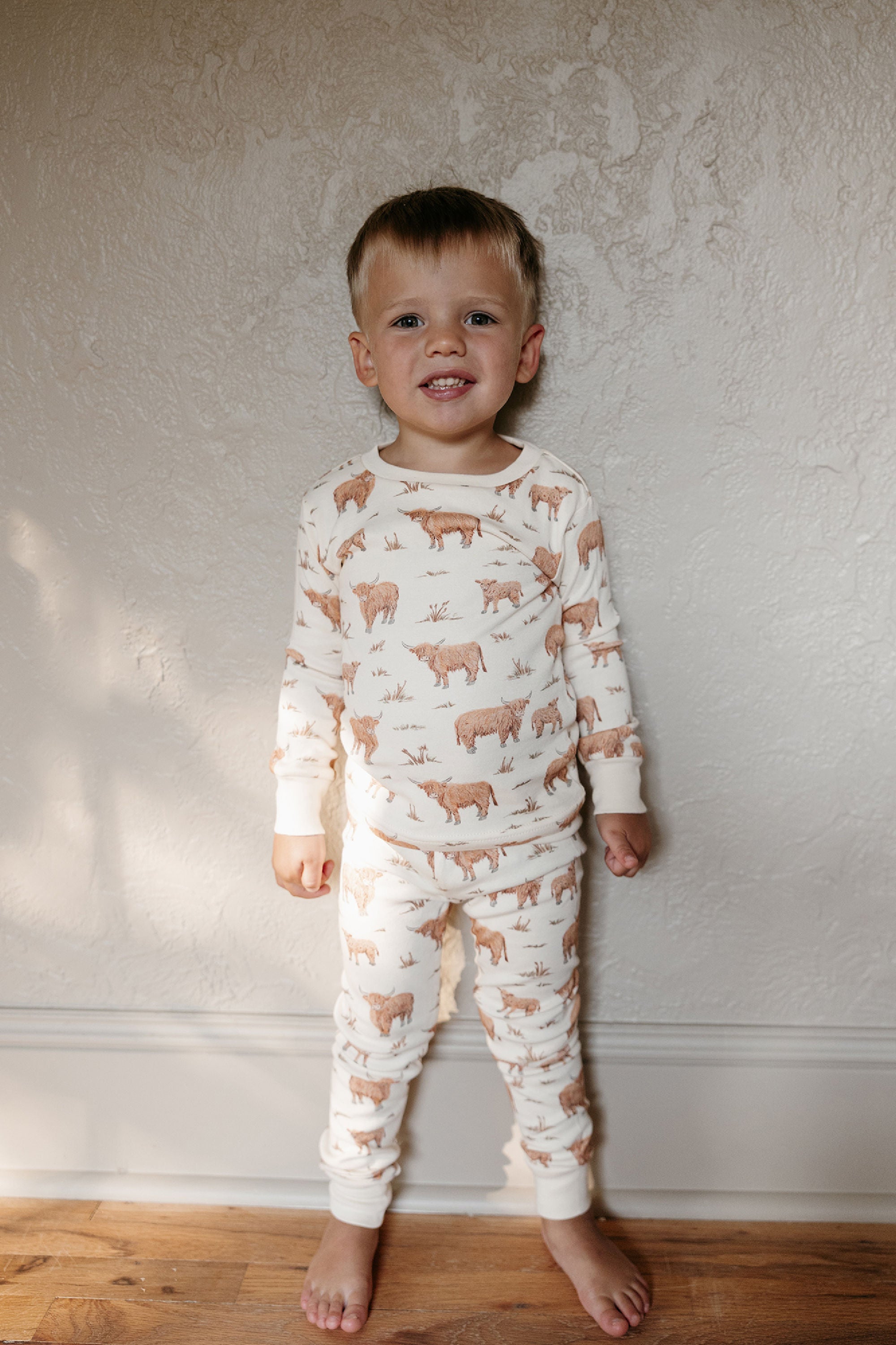 Highland Cow | Kids' Organic PJ Set
