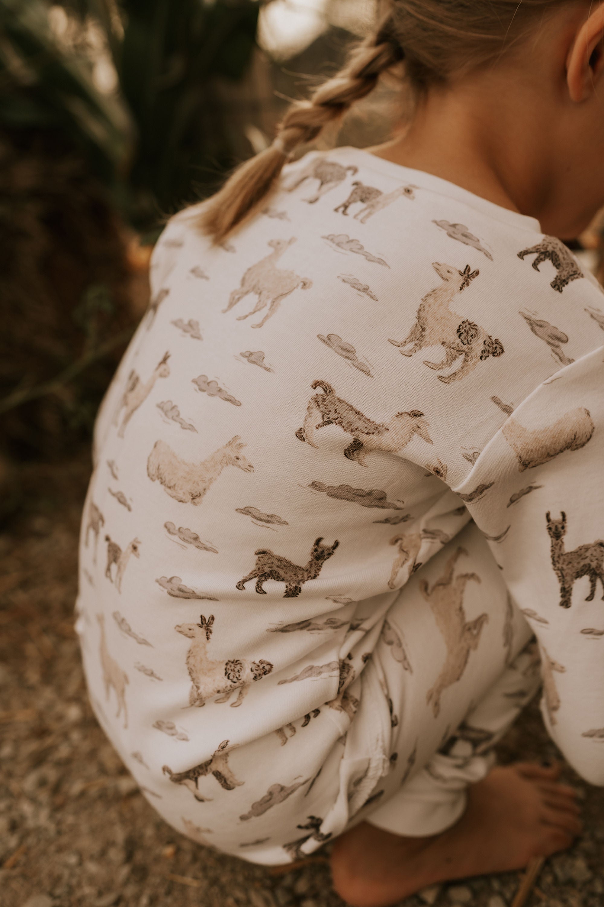 Llama | Kids' Organic PJ Set