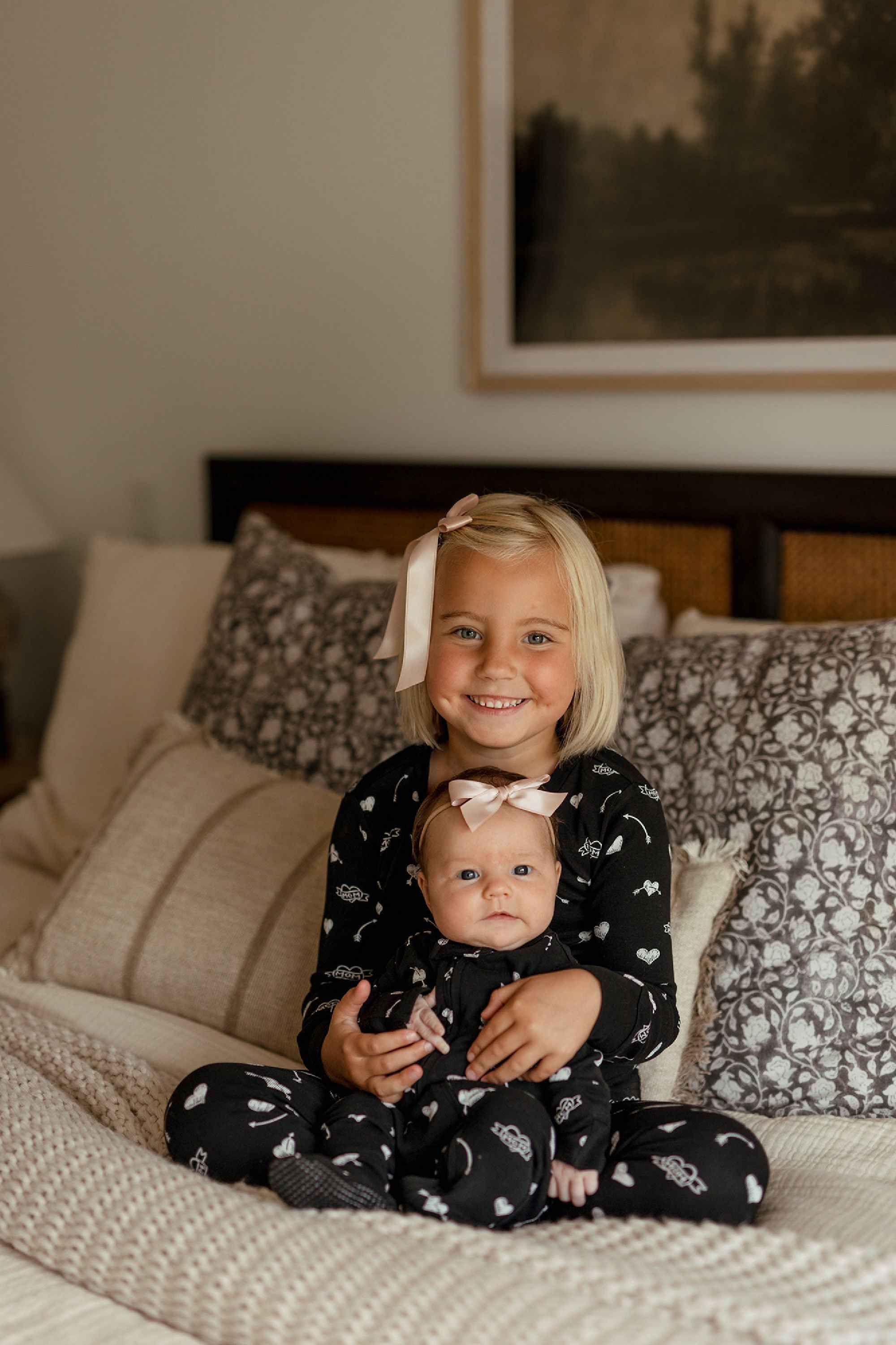 Mom Heart | Kids' Organic PJ Set