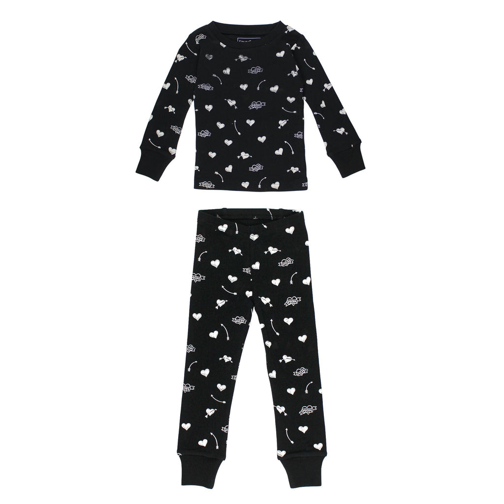 Mom Heart | Kids' Organic PJ Set